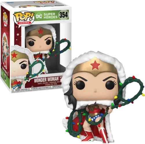 Funko Pop! DC: Holiday Wonder Woman with Lights Lasso