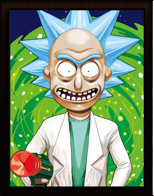 Rick and Morty 3D Poster