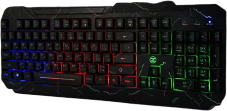 TechnoZone E3 Wired Gaming Keyboard with Rainbow Backlit