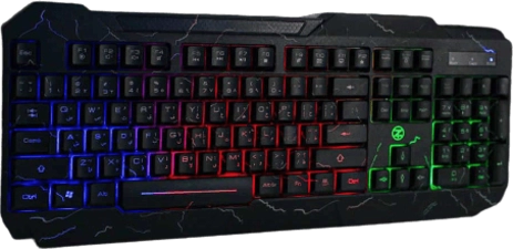 TechnoZone E3 Wired Gaming Keyboard with Rainbow Backlit