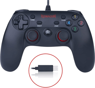 Redragon Saturn G807 Wired Controller - Black -  for sale in Egypt from Games2Egypt