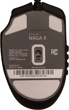 Razer Naga X Wired Gaming Mouse  for sale in Egypt from Games2Egypt