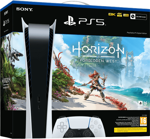 باندل بلايستيشن 5 النسخه الرقمية + هوريزون فوربيدن ويست  للبيع في مصر من خلال Games2Egypt