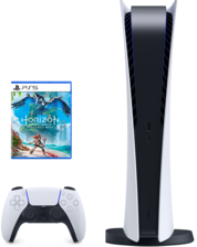 PlayStation 5 Console - Digital Edition + Horizon Forbidden West Bundle