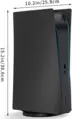 Replacement Plate Plastic Cover for PlayStation 5 Console - Black