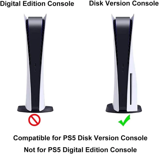 Replacement Plate Plastic Cover for PlayStation 5 Console - Red
