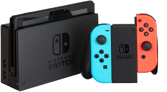 Nintendo Switch Console  - Neon Red/Neon Blue V2 - Open Sealed 