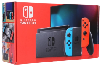 Nintendo Switch Console  - Neon Red/Neon Blue V2 - Open Sealed 