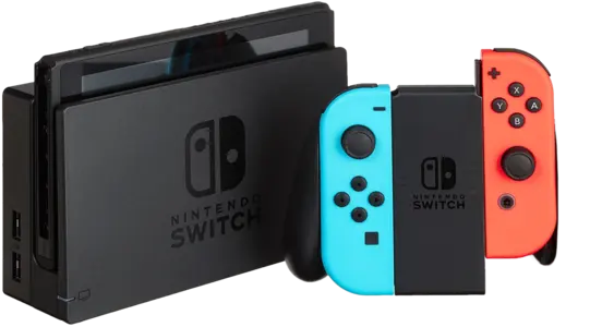 Nintendo Switch Console - Neon Red/Neon Blue V2 - Used