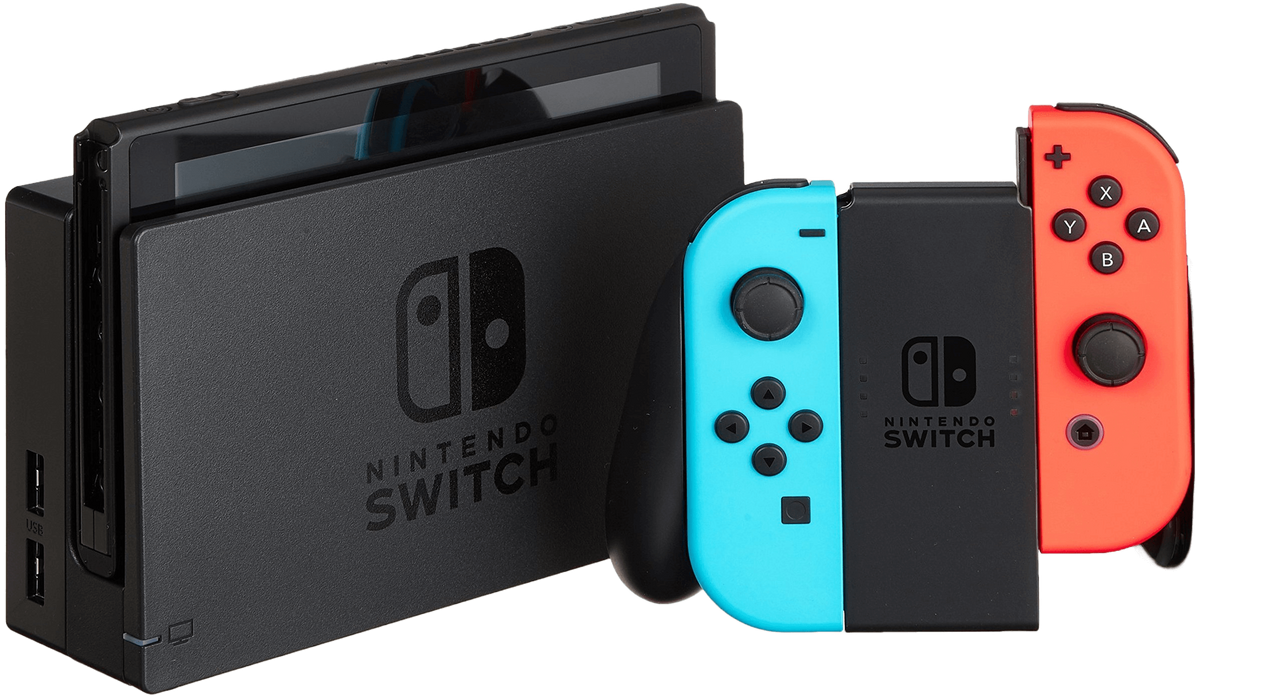 Nintendo Switch Console - Neon Red/Neon Blue V2 - Used  for sale in Egypt from Games2Egypt