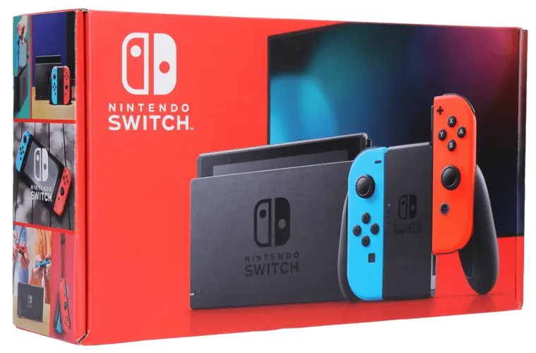 Nintendo Switch Console - Neon Red/Neon Blue V2 - Used