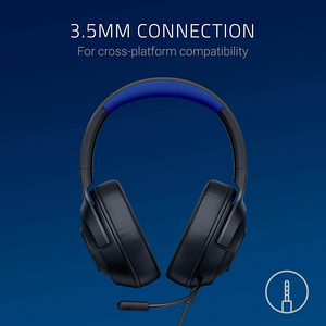 Razer Wired Gaming Headphone Kraken X for Console - Black and Blue  for sale in Egypt from Games2Egypt