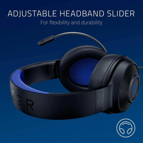 Razer Wired Gaming Headphone Kraken X for Console - Black and Blue