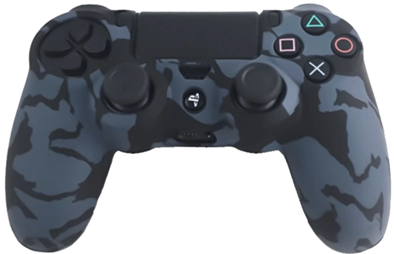 Silicone Controller Case for PS4 Controller + Thumb Grips