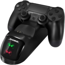 Dobe Dual Charging Dock for PS4 Wireless Controller with Light