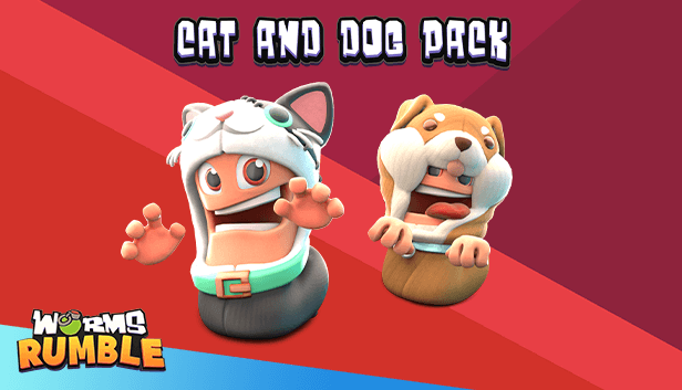 Worms Rumble - Cats & Dogs Double Pack  للبيع في مصر من خلال Games2Egypt