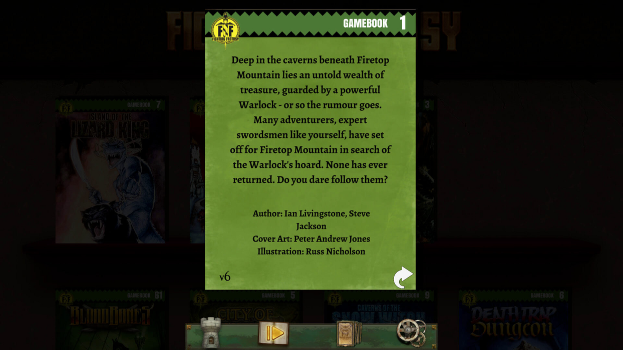 The Warlock of Firetop Mountain (Fighting Fantasy Classics)  للبيع في مصر من خلال Games2Egypt