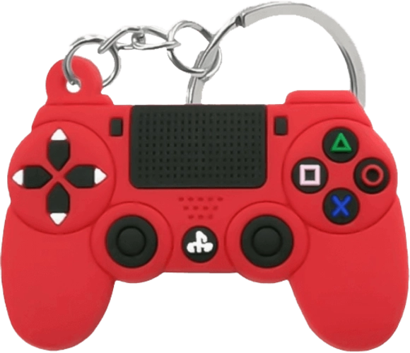 Keychain Medal PS4 Controller - Red