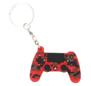 Keychain Medal PS4 Controller - Red Camou