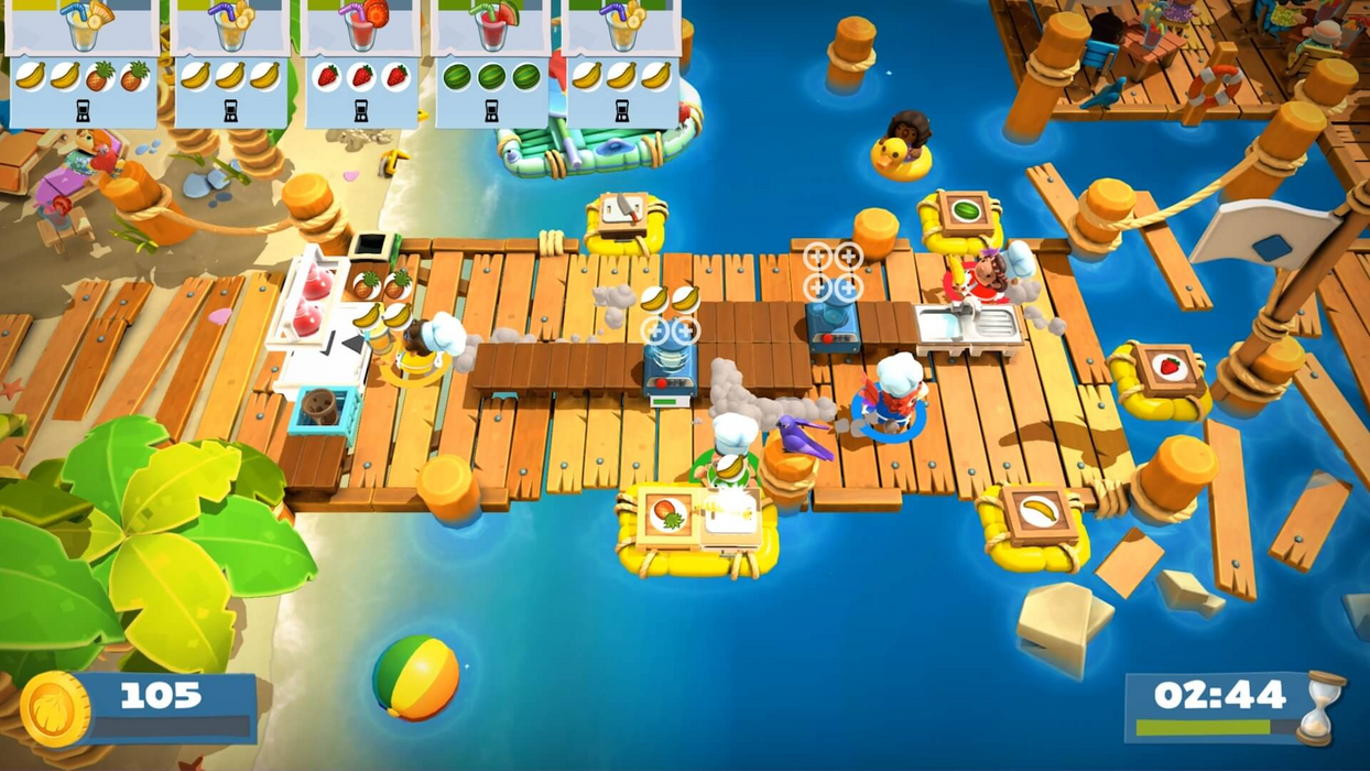 Overcooked! 2 - Surf 'n' Turf  للبيع في مصر من خلال Games2Egypt