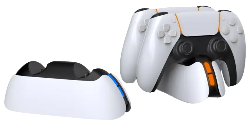 Dobe Dual Charging Station for PS5 Controllers - White