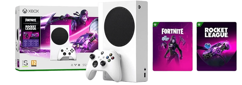  Xbox Series S Console + Fortnite and Rocket League Bundle
