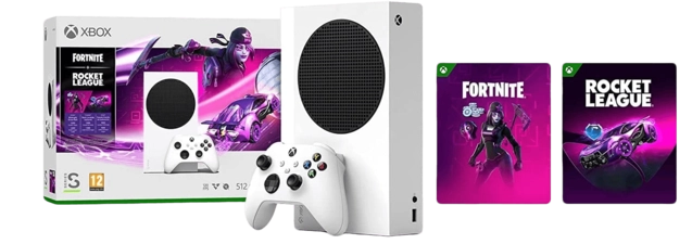  Xbox Series S Console + Fortnite and Rocket League Bundle