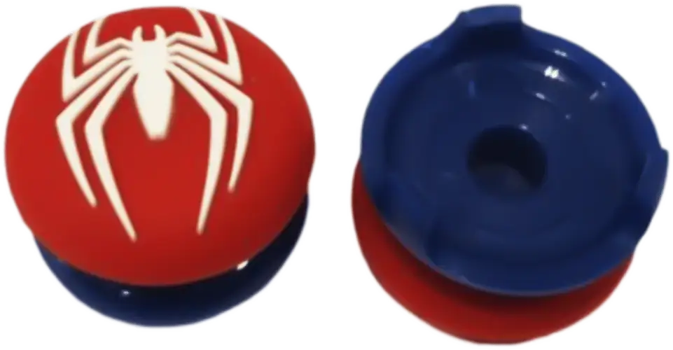 Spider Man Logo Analog Freek and Grips for PS5 and PS4 - Red