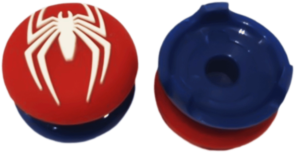 Spider Man Logo Analog Freek and Grips for PS5 and PS4 - Red