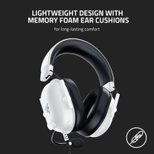 Razer BlackShark V2 X Wired Gaming Headphone - White