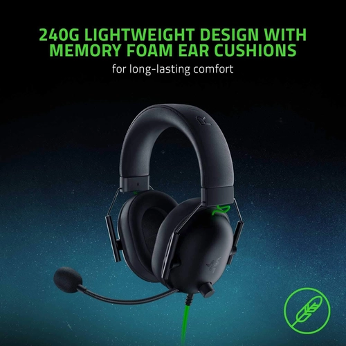 Razer BlackShark V2 X Gaming Headphone - Black