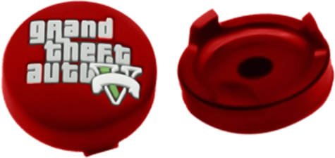 GTA V: Grand Theft Auto 5 Analog Freek and Grips for PS5 & PS4 - Red (76002)