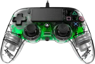Nacon Wired Illuminated Compact PS4 Controller- green