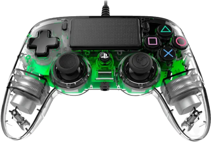 Nacon Wired Illuminated Compact PS4 Controller- green