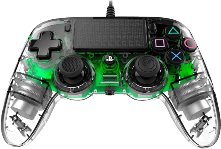 Nacon Wired Illuminated Compact PS4 Controller- green