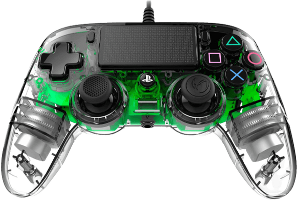 Nacon Wired Illuminated Compact PS4 Controller- green
