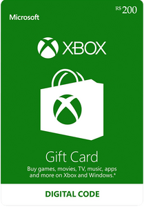 Xbox Live Gift Card 200 BRL Key BRAZIL