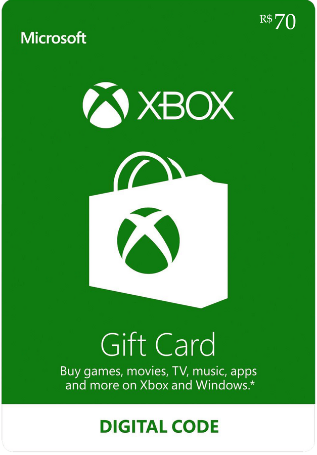Xbox Live Gift Card 70 BRL Key BRAZIL