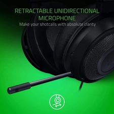 Razer Kraken Wired Gaming Headset - Black