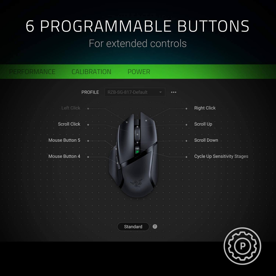 Razer Basilisk X HyperSpeed Wireless Gaming Mouse  – image 7