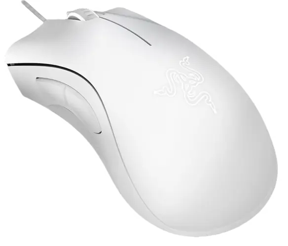  Razer Deathadder Essential Wired Gaming Mouse - White