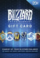 Blizzard Gift Card 20 EUR Battle.net Key Europe (76293)