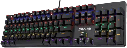 Redragon K608 Valheim Rainbow Gaming Keyboard with Brown Switch
