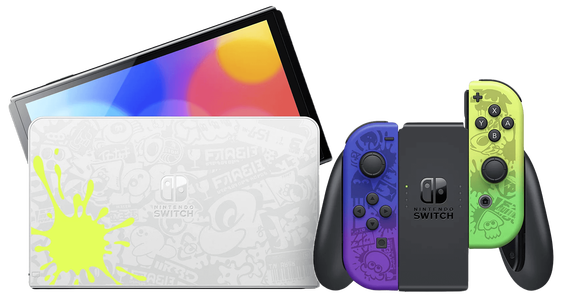 Nintendo Switch OLED Console Splatoon Edition -  for sale in Egypt from Games2Egypt