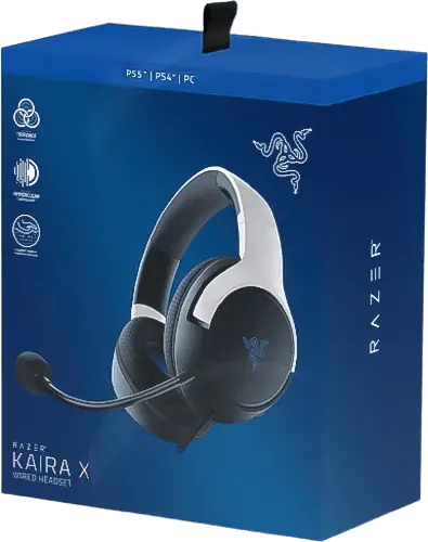  Razer Kaira X Wired Gaming Headphone for PlayStation - White 