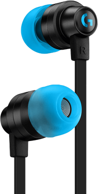 Logitech G333 Gaming Earphones with Mic and Dual Drivers - Blue