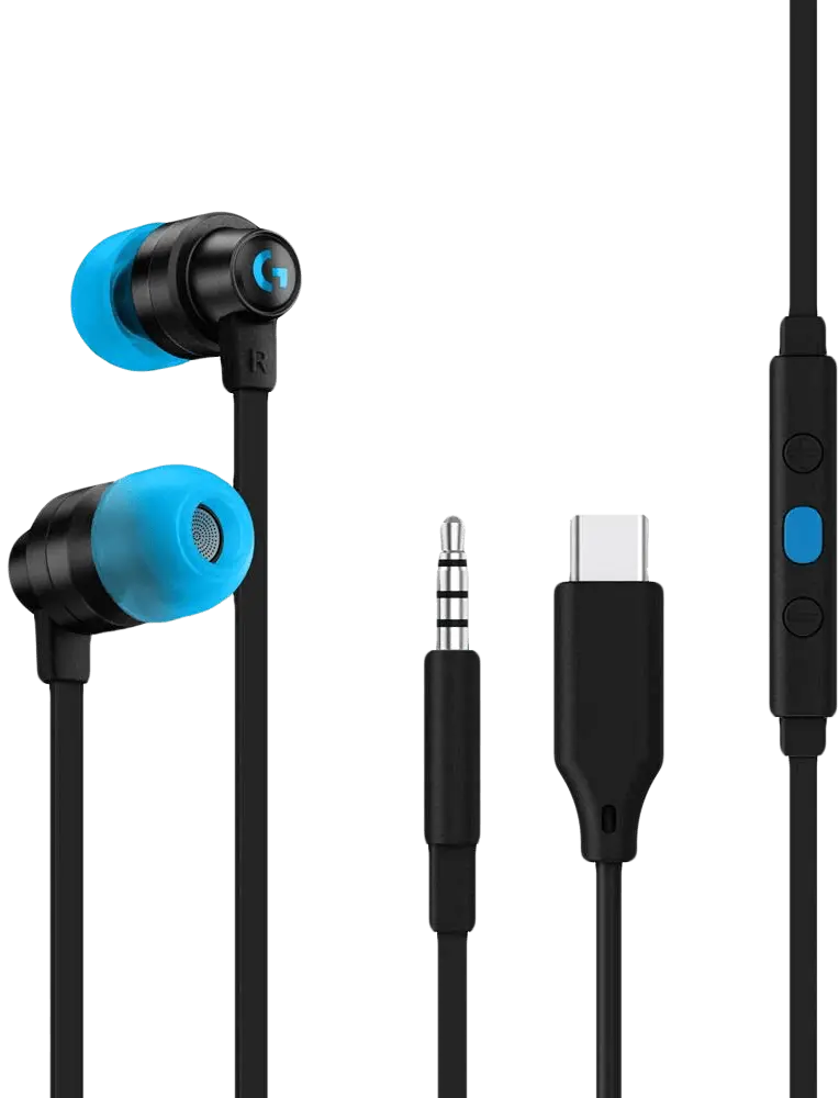 Logitech G333 Gaming Earphones with Mic and Dual Drivers  for sale in Egypt from Games2Egypt