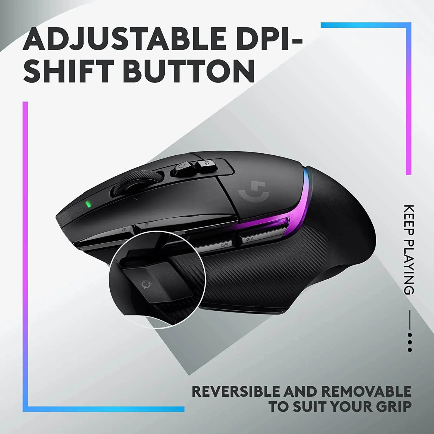 Logitech G502 X PLUS Wireless RGB Gaming Mouse - Black  for sale in Egypt from Games2Egypt