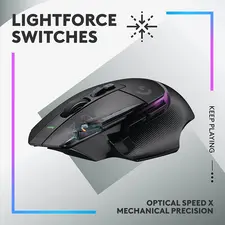 Logitech G502 X PLUS Wireless RGB Gaming Mouse - Black  for sale in Egypt from Games2Egypt