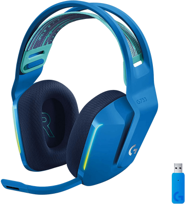 Logitech G733 LIGHTSPEED Wireless RGB Gaming Headset - Blue